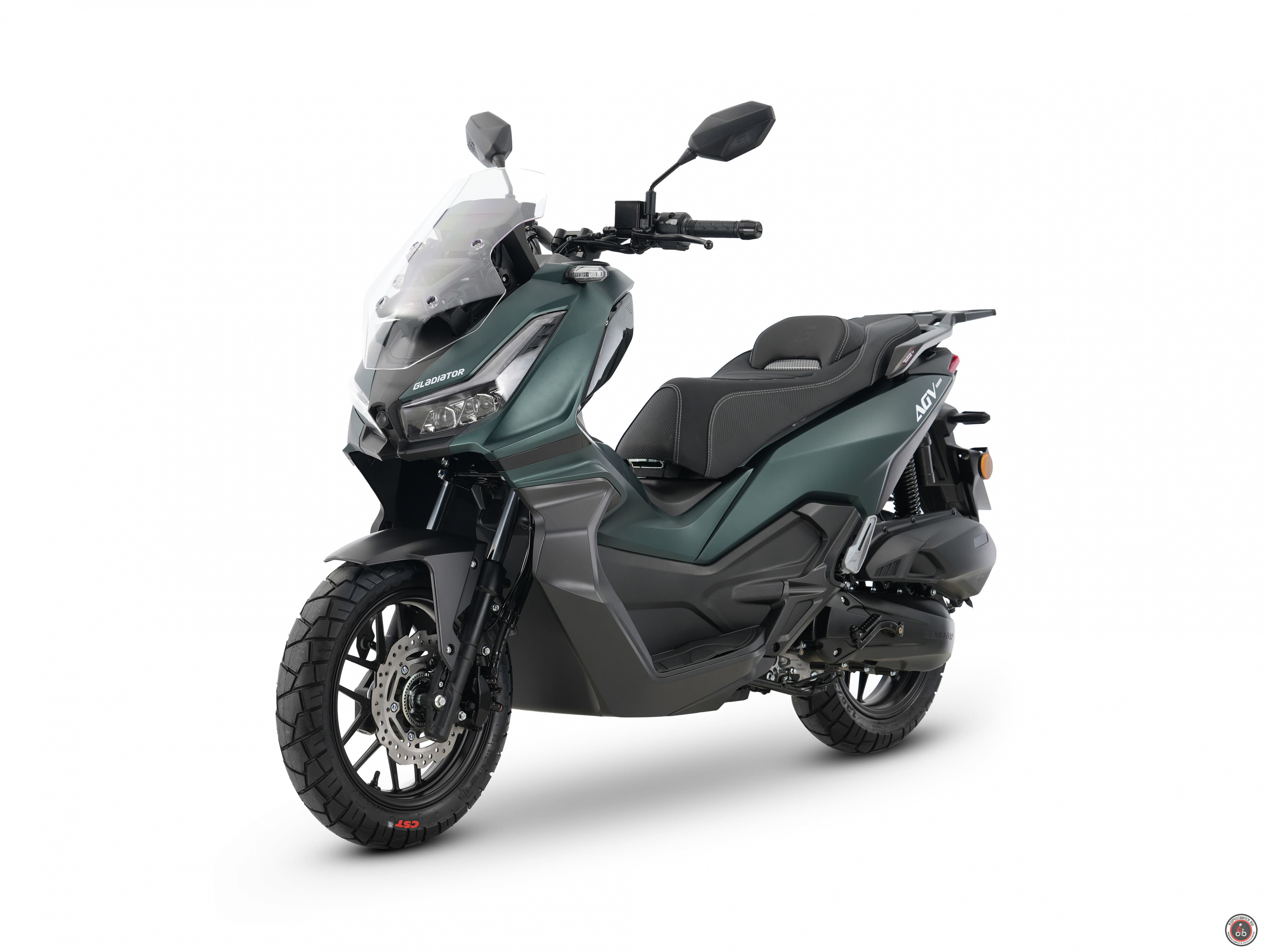 Скутер Gladiator AGV зеленый матовый