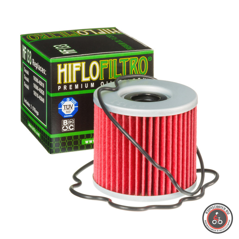 Фильтр масляный HIFLO, Hi-Flo HF133, SUZUKI BANDIT 400