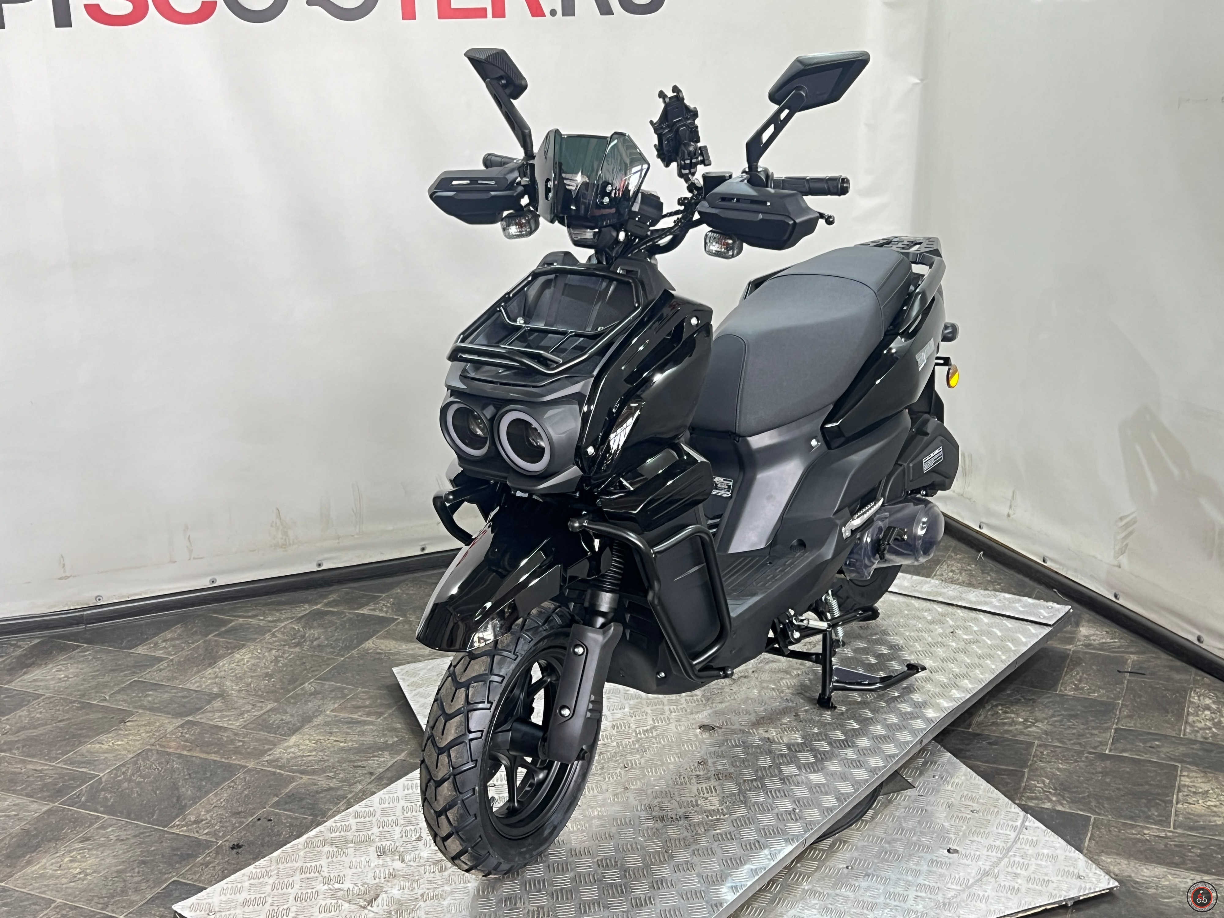 Скутер VMC (Vento) SMART 3 - (replica Yamaha BWS)  Черный глянцевый