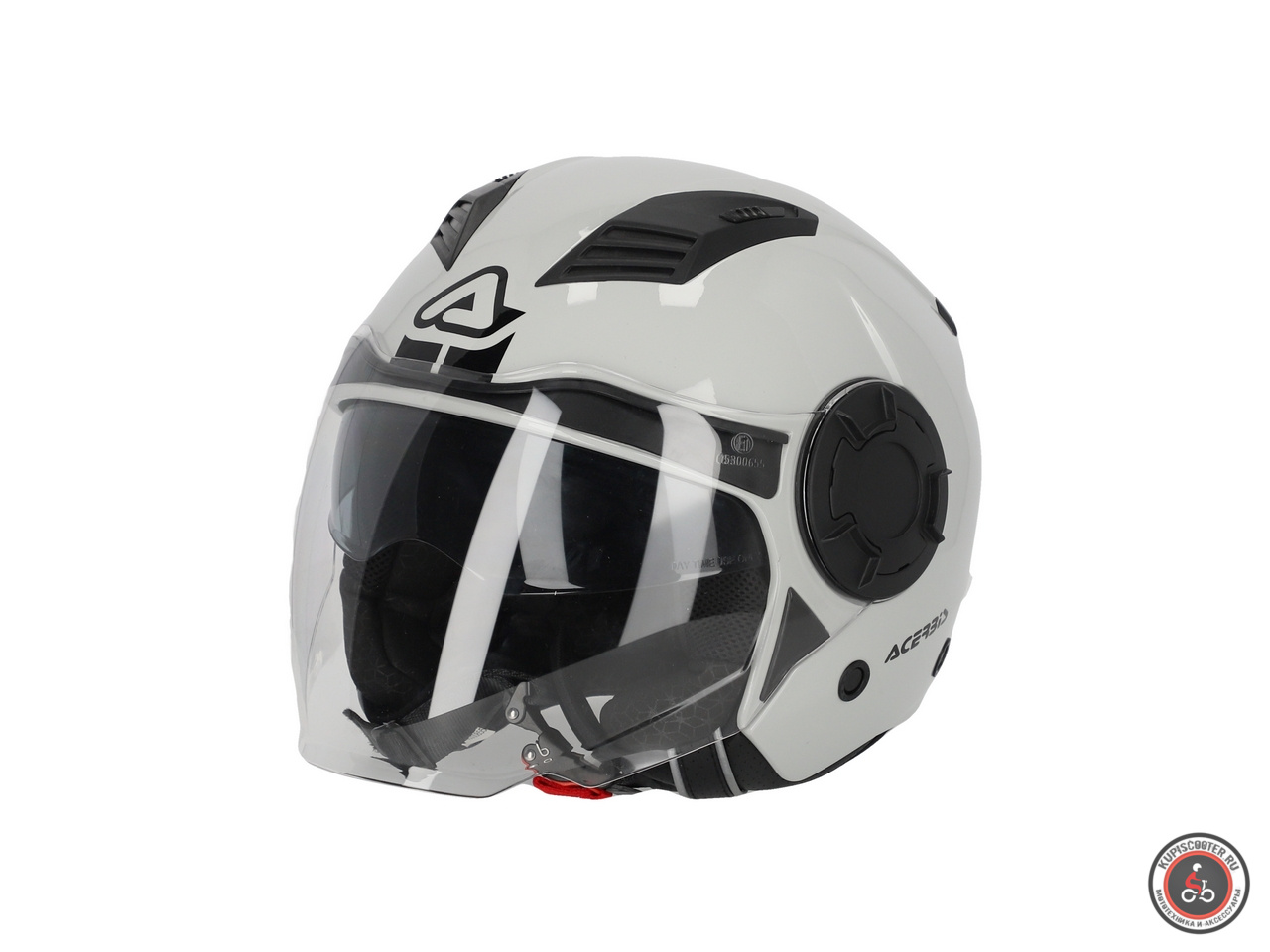 Шлем открытый с очками Acerbis JET VENTO 22-06 (серый глянец) L