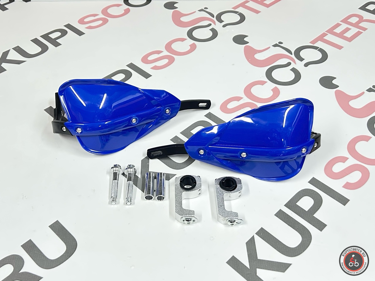Защита рук Regulmoto Ultra set усиленная с креплением 28 мм. (Синий, RM-401001-5)