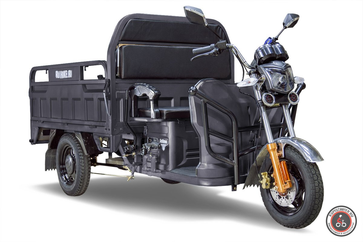 Грузовой электротрицикл Rutrike Дукат 1500 60V1000W (черный матовый-2047)
