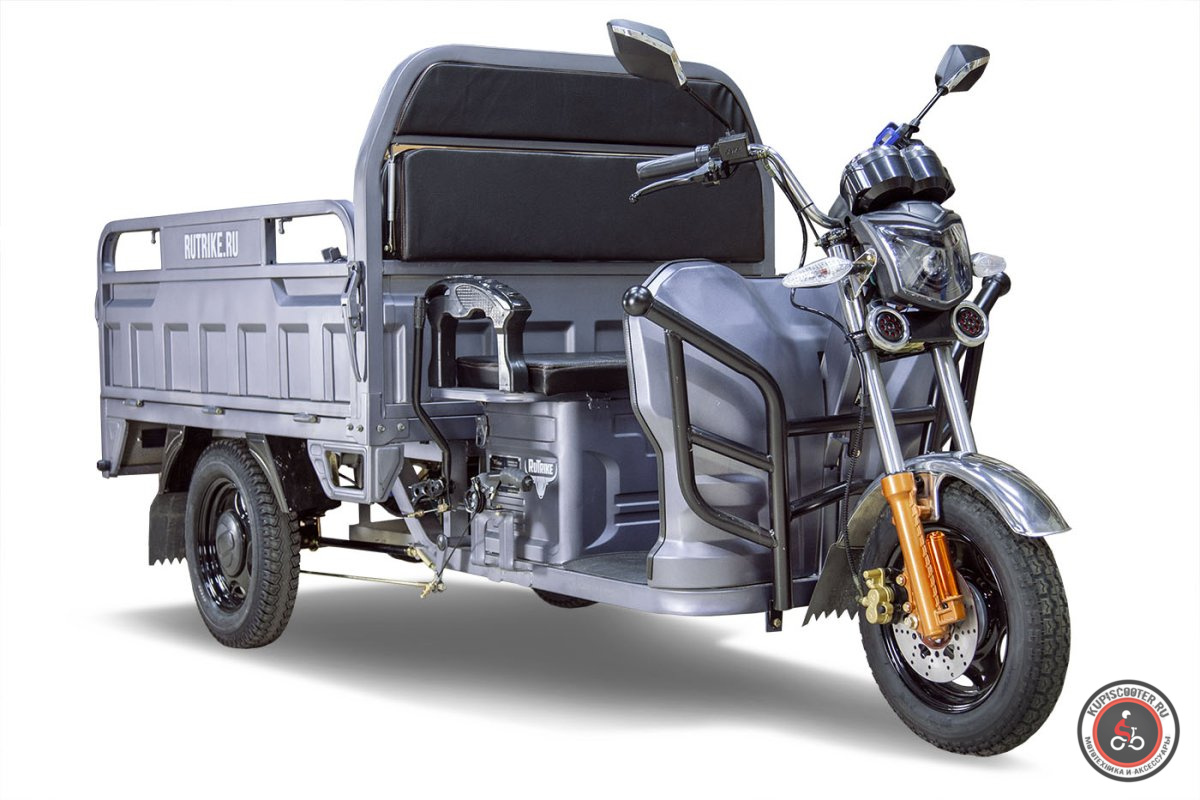 Грузовой электротрицикл Rutrike Дукат 1500 60V1000W (Серый-2054)