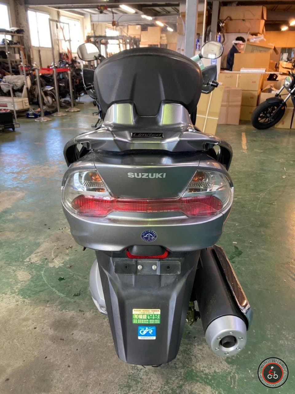 Скутер Suzuki Skywave 400-3А - Объем двигателя: 400