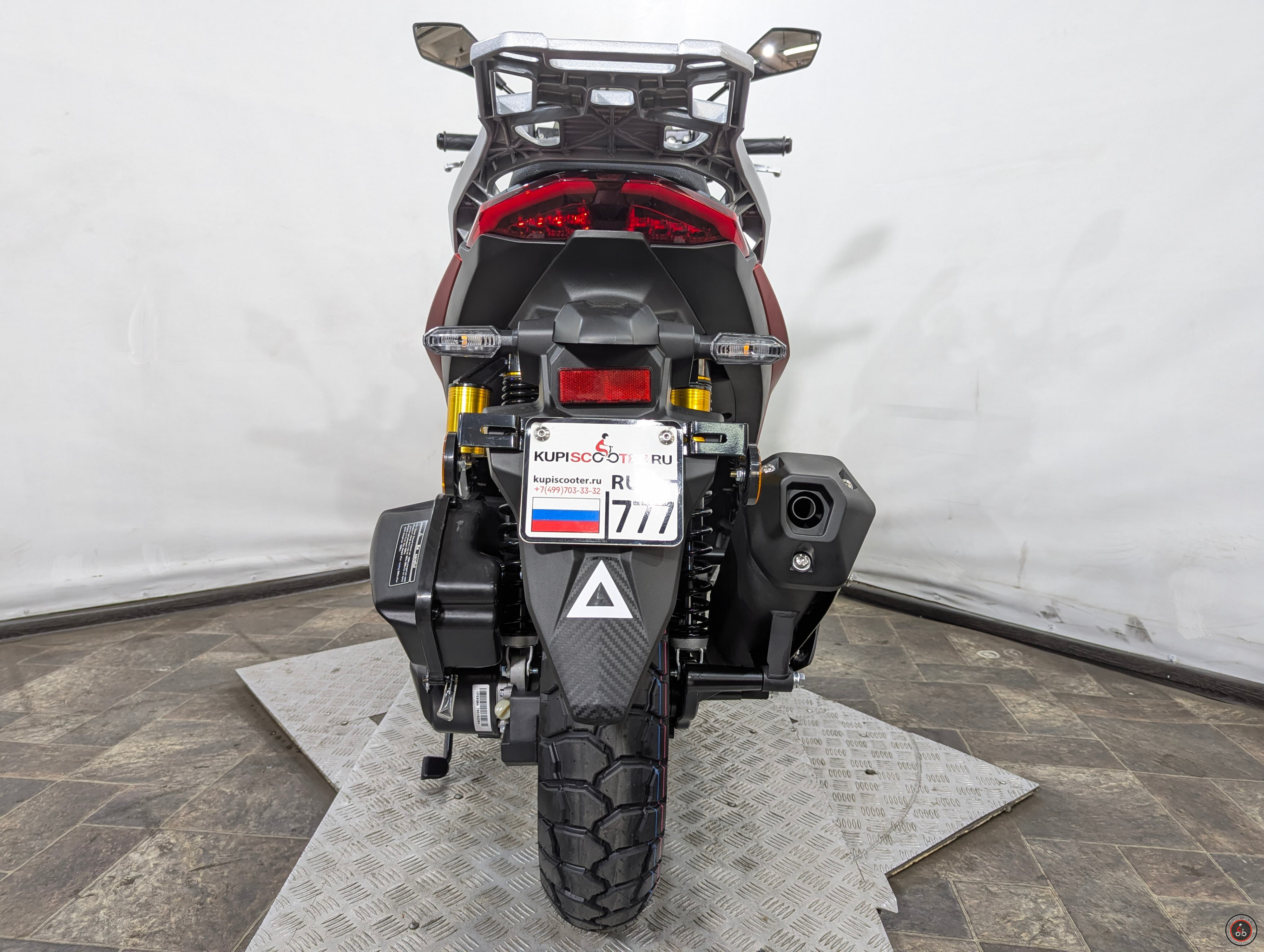 Скутер VMC (Vento) JET (49/170cc) Красный матовый - Мощность: 13 л.с.