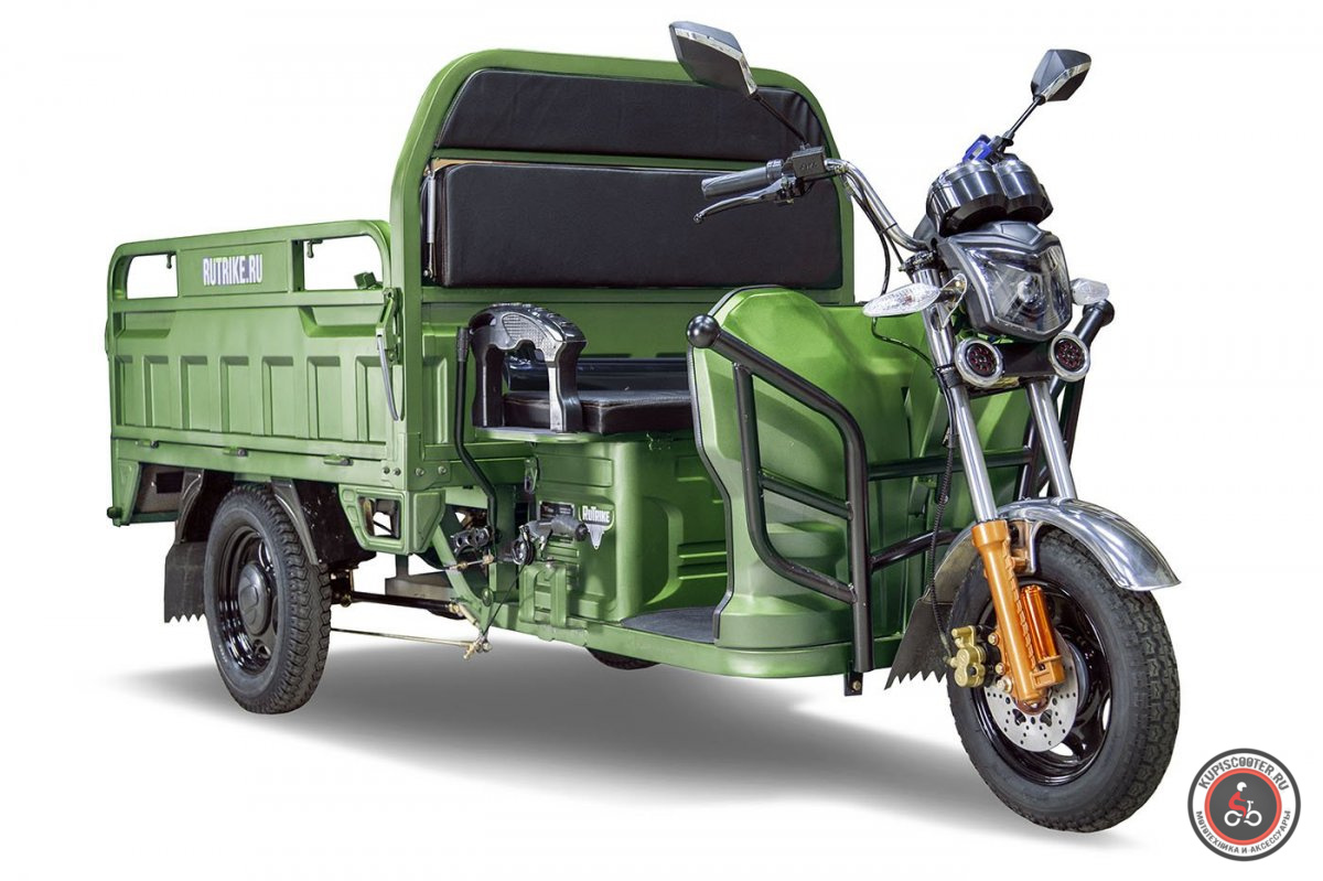 Грузовой электротрицикл Rutrike Гибрид 1500 60V1000W (Зеленый-1966)