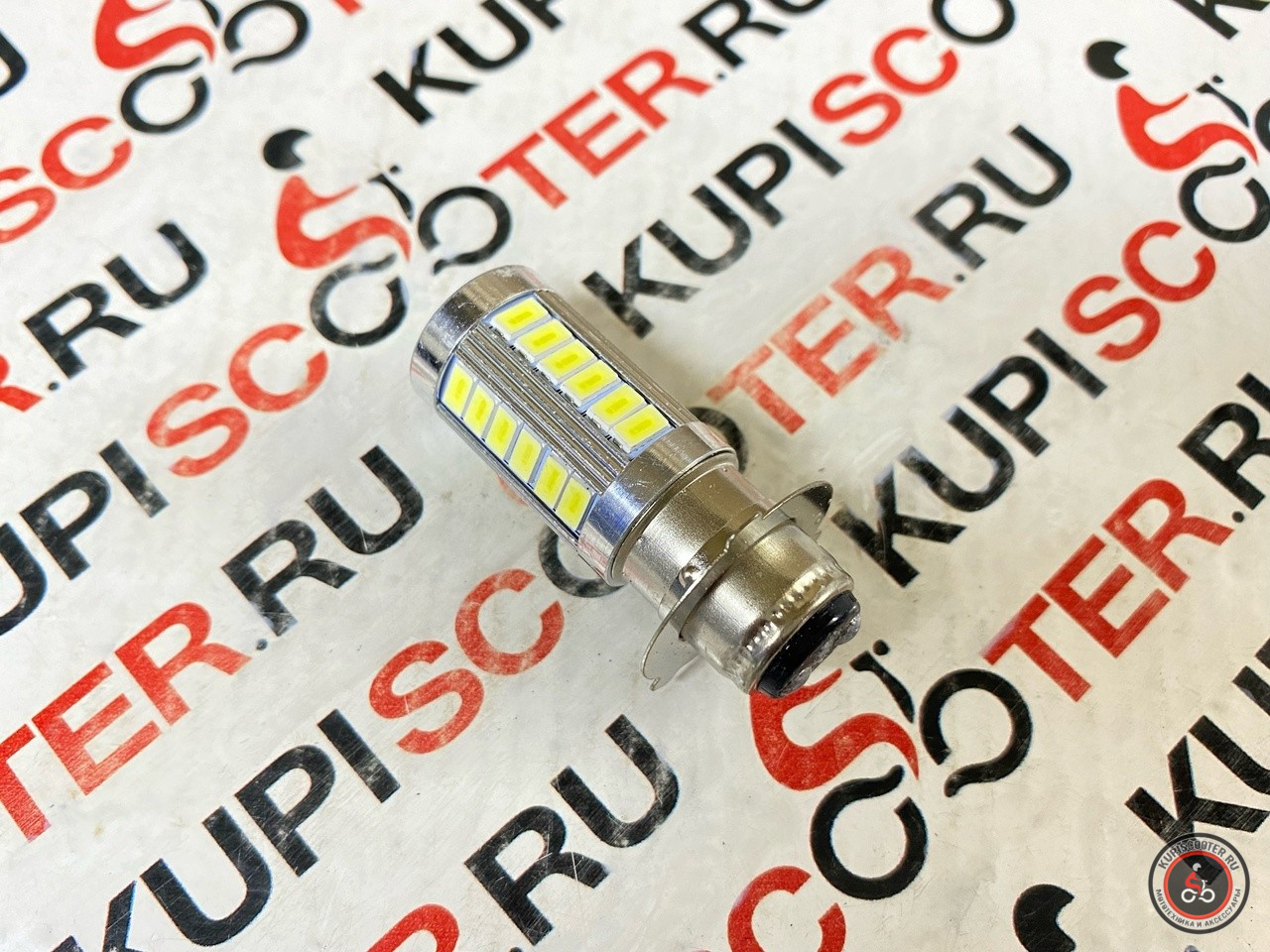 Лампа головного света P15D-25-3, 12V   СВЕТОДИОДНАЯ