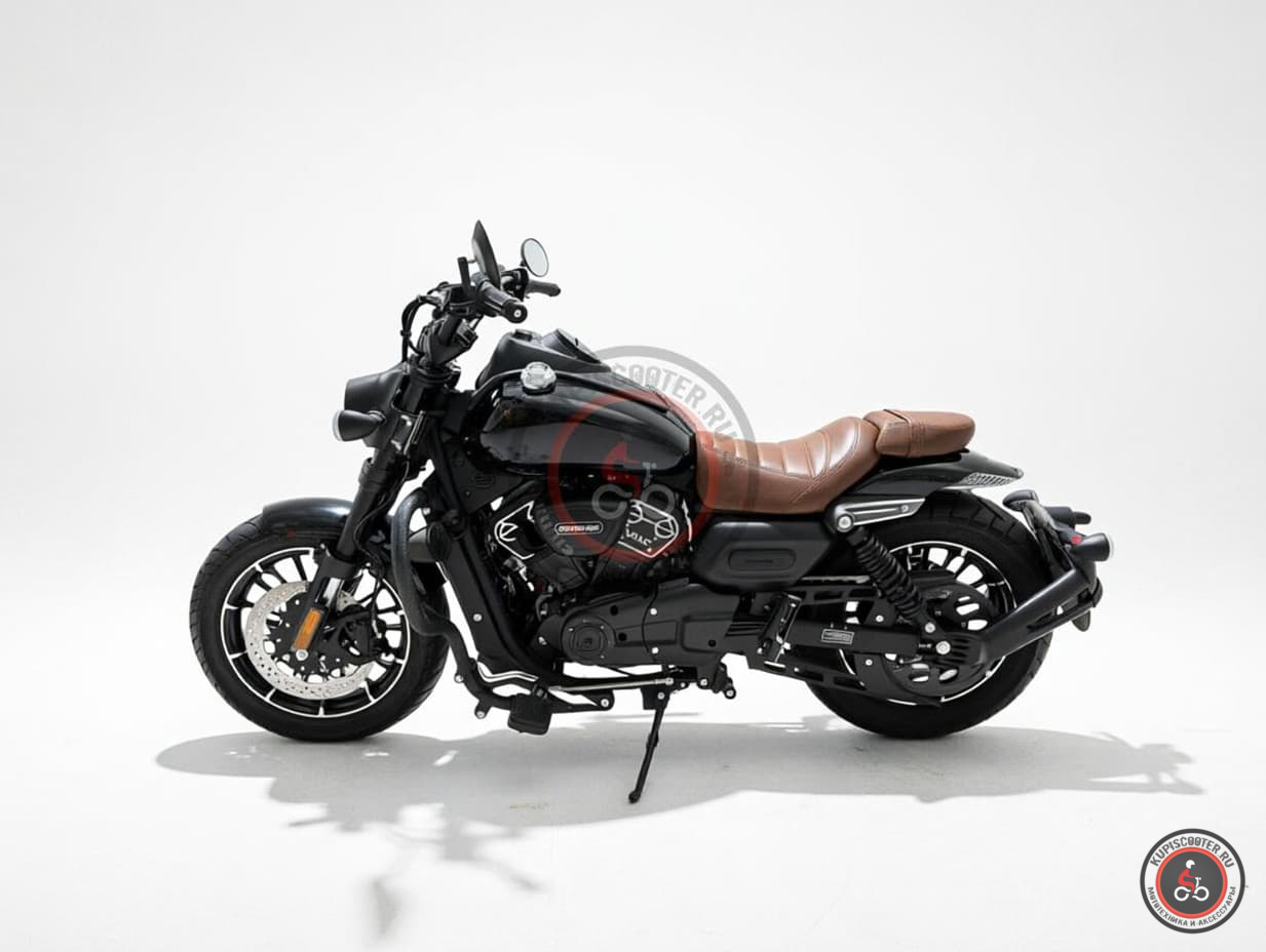 Мотоцикл VMC CRUISER 500 YY500-5 465,4см3 СЕРИЯ J5000 черный - Емкость топливного бака: 18 л.