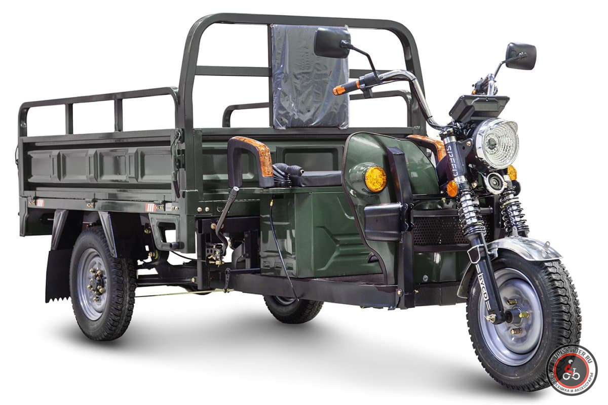 Грузовой электротрицикл Rutrike D4 NEXT 1800 60V1500W (зеленый-2880)