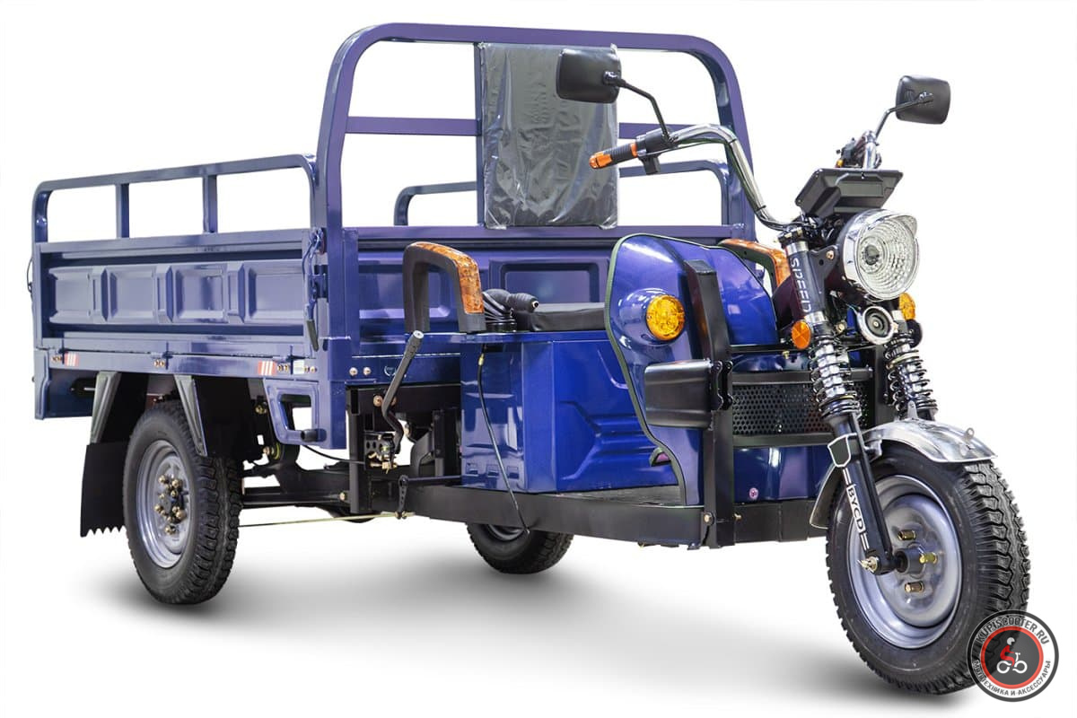 Грузовой электротрицикл Rutrike D4 NEXT 1800 60V1500W (синий-2882)