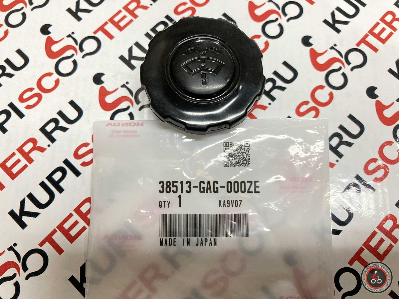 Пробка бачка омывателя Honda Gyro Canopy  TA02 / TA03 (38513-GAG-000ZE) Япония