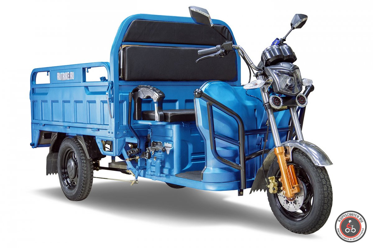 Грузовой электротрицикл Rutrike Дукат 1500 60V1000W (Синий-1969)