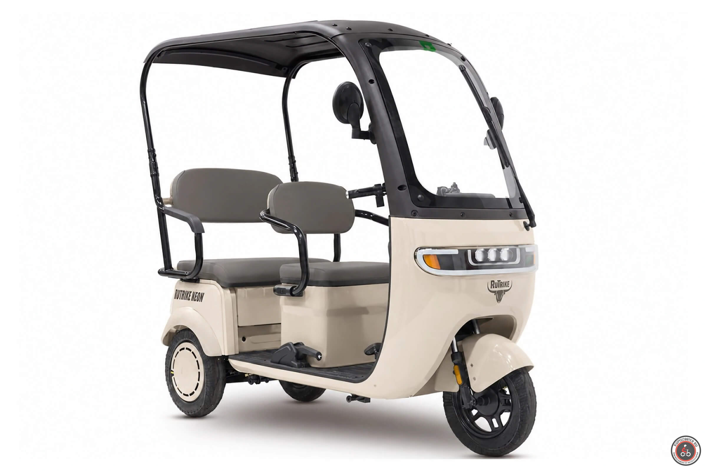 Электротрицикл Rutrike Неон бежевый