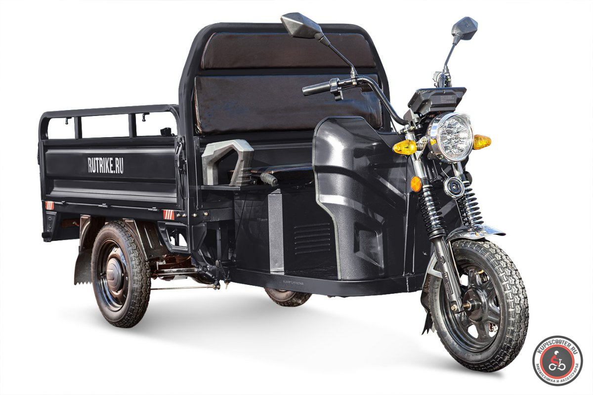 Грузовой электротрицикл Rutrike Мастер 1500 60V1000W (Черный матовый-2814)