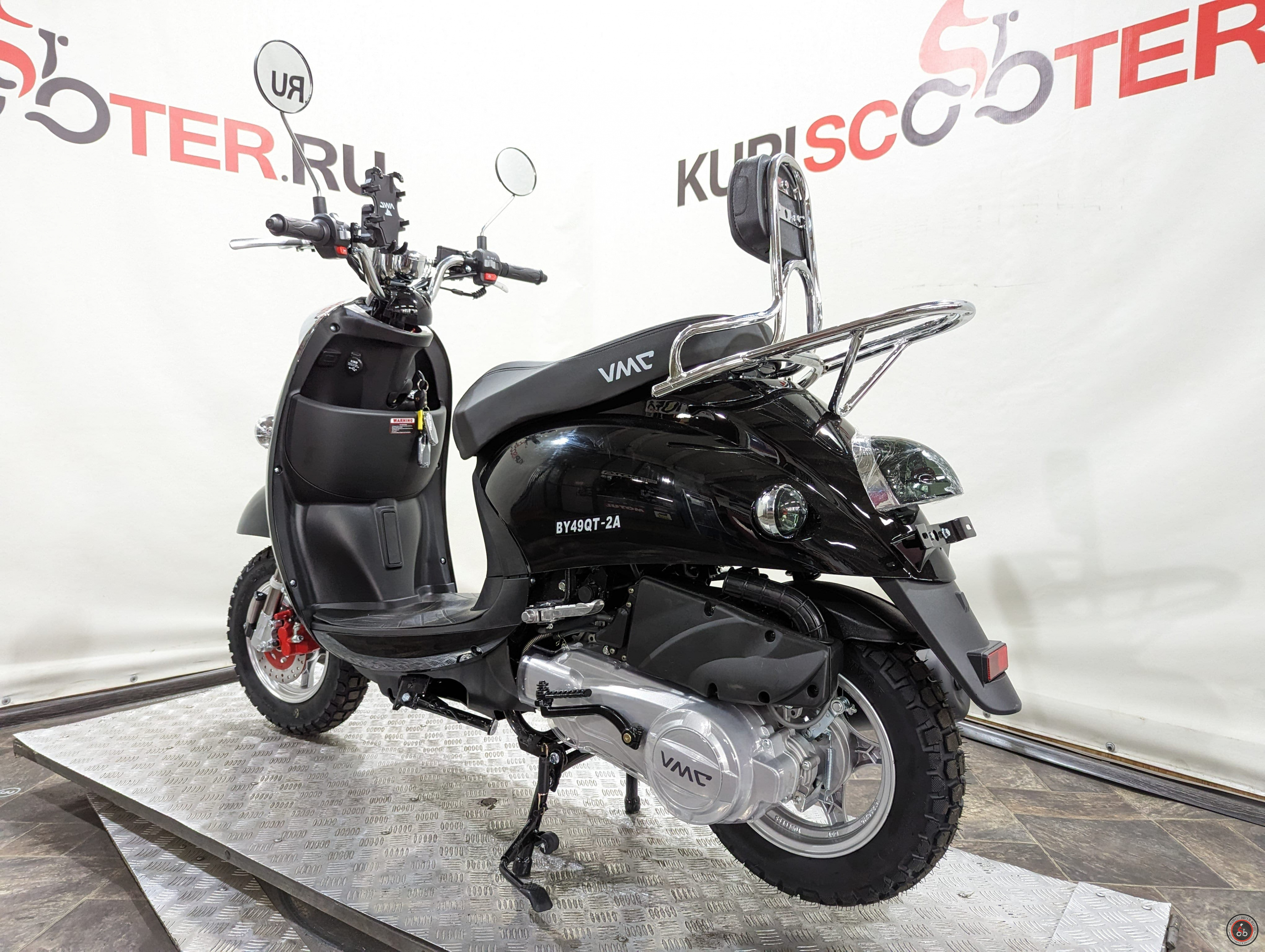 Скутер VMC (Vento) Retro (49/150cc) Черный (БЕЗ КОФРА) - Максимальная скорость: 90 км/ч