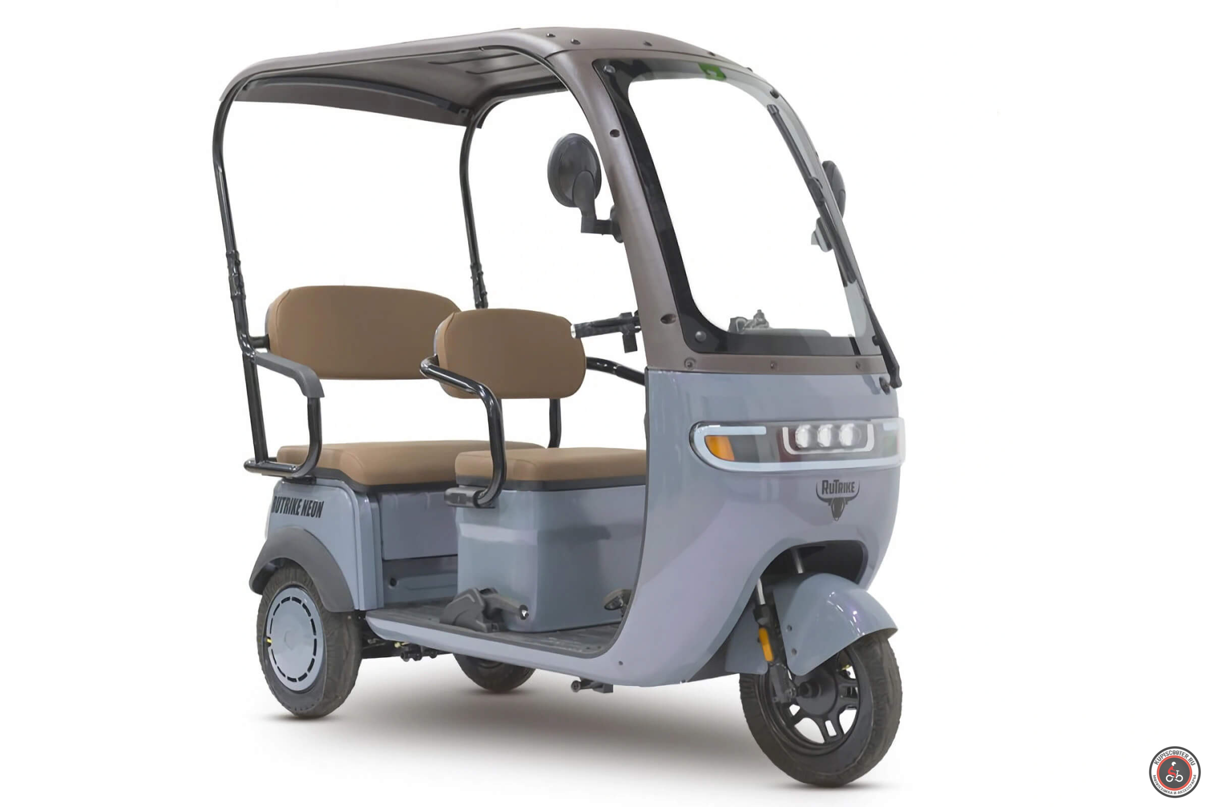 Электротрицикл Rutrike Неон Фиолетовый