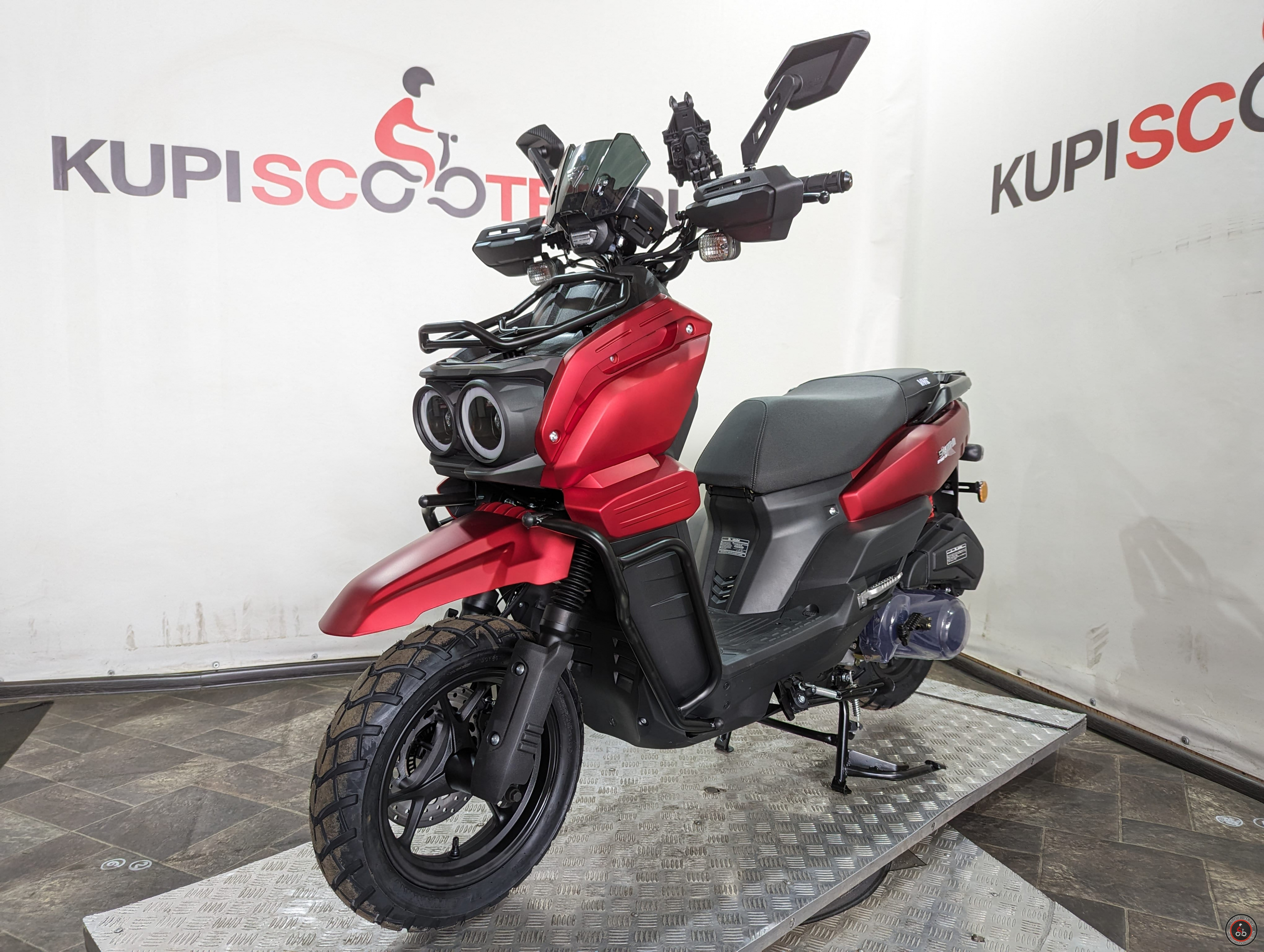 Скутер VMC (Vento) SMART 3 - (replica Yamaha BWS) Красный матовый