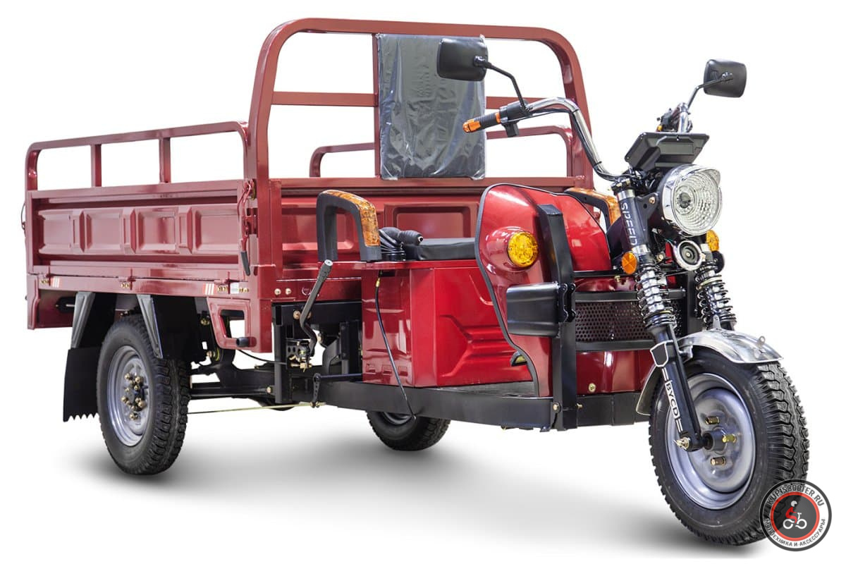 Грузовой электротрицикл Rutrike D4 NEXT 1800 60V1500W (красный-3118)