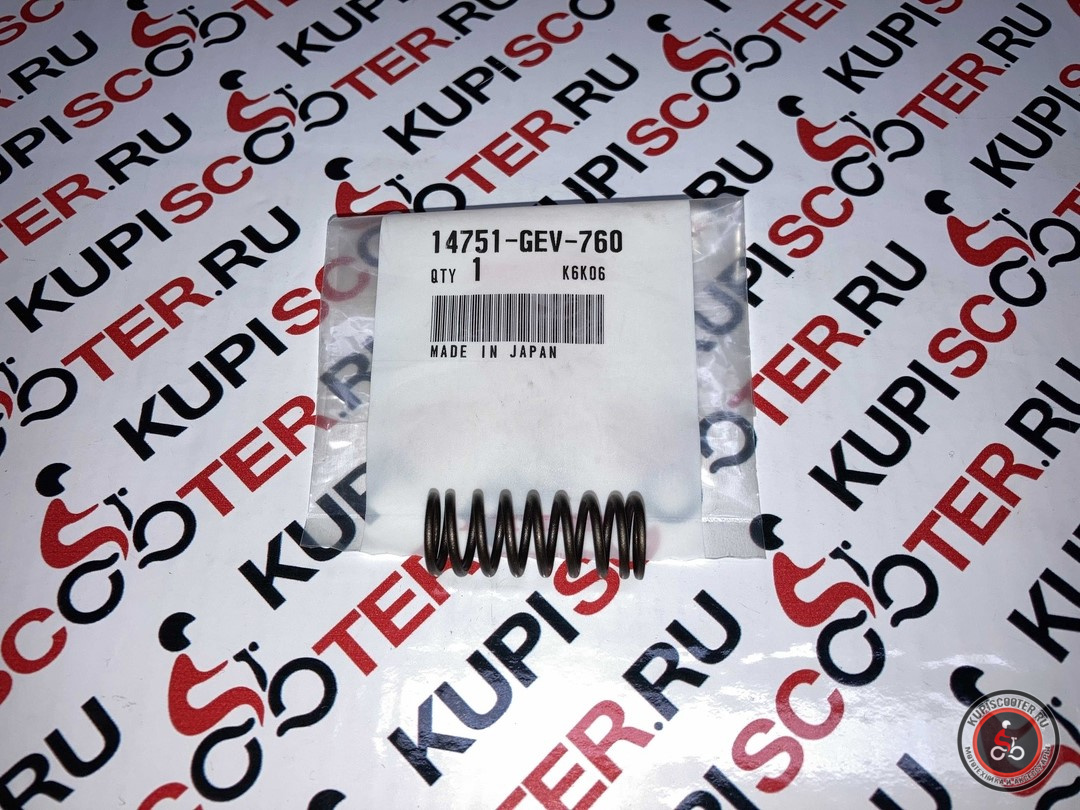 Пружина клапана Honda Gyro Canopy TA03 (14751-GEV-760) оригинал