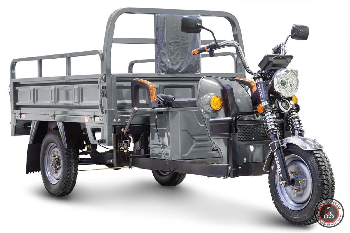 Грузовой электротрицикл Rutrike D4 NEXT 1800 60V1500W (серый-2881)