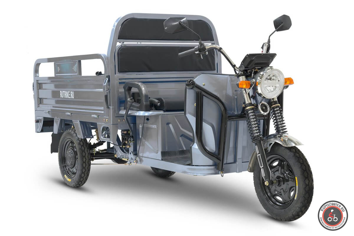 Грузовой электротрицикл Rutrike Вектор 1500 60V1200W (Серый-3235)